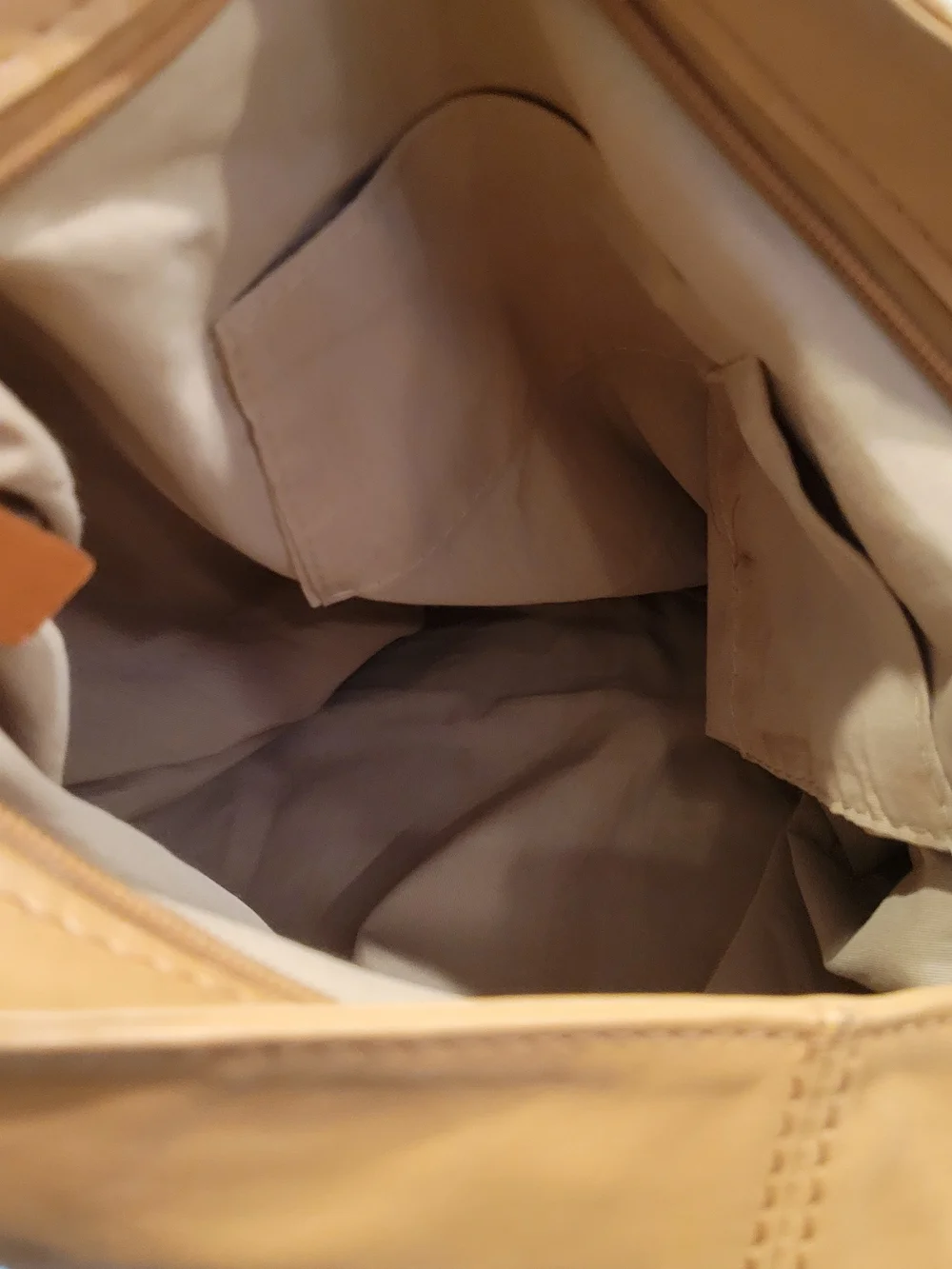 Casual Leather Hobo Shoulder Bag in Tan